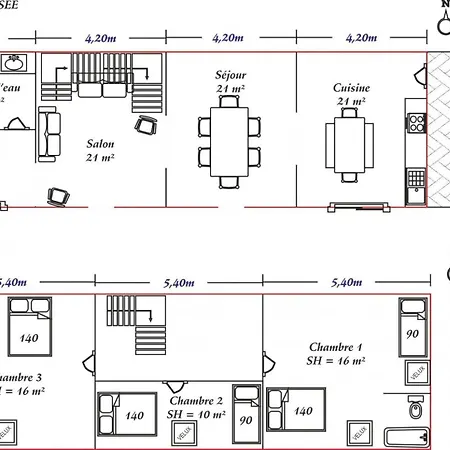 Gite Gites De France - Le Clos De La Roseraie Holiday home Ypreville-Biville